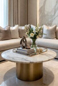 Elegant Marble Coffee Table Decor Inspiration