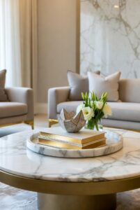 How to Style a Marble Coffee Table Like a Designer