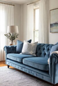 Modern Velvet Living Room Ideas