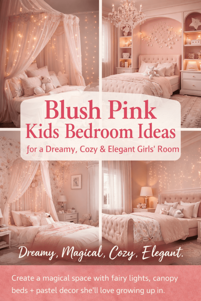 Blush Pink Kids Bedroom Ideas 4 Dreamy & Magical Girls’ Room Designs