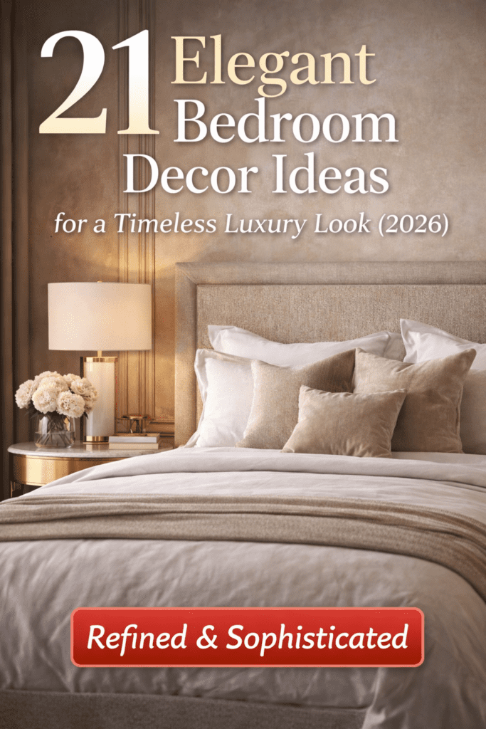 21 Elegant Bedroom Decor Ideas: Stunning & Timeless Luxury Inspiration
