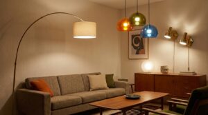 Mid century sculptural lighting fixtures