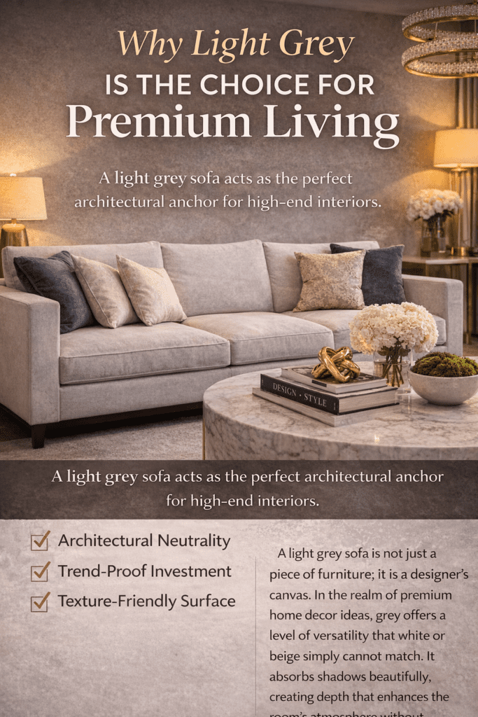 Luxury Living Room Ideas with a Light Grey Sofa