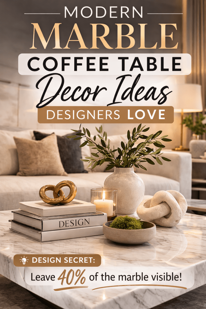 Marble Coffee Table Decor Ideas That Slay Vibe Check Passed Interior Design Guide