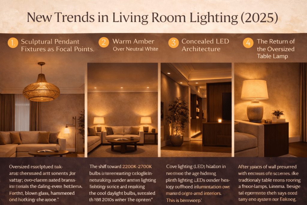 New Trends in Living Room Lighting (2026)