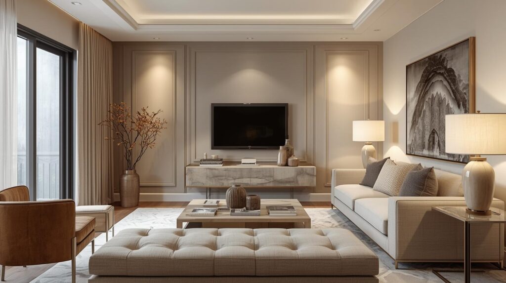 Small apartment living room layout ideas — furniture arrangement 