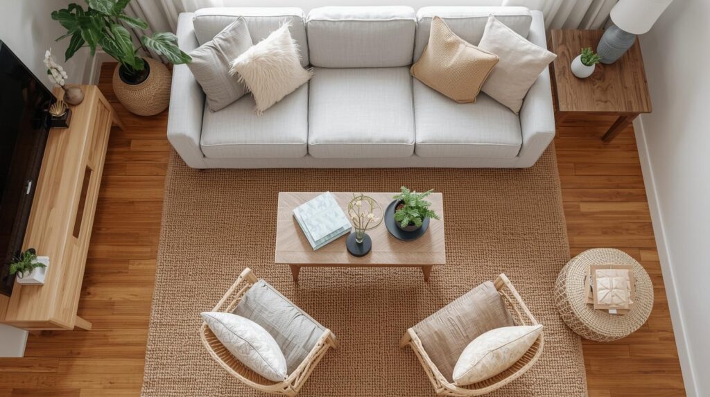 Small living room area rug ideas — how to choose and size a rug