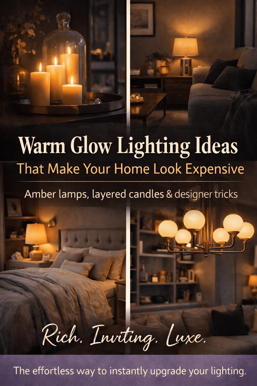 Warm Glow Lighting Ideas That Make Your Home Look Expensive