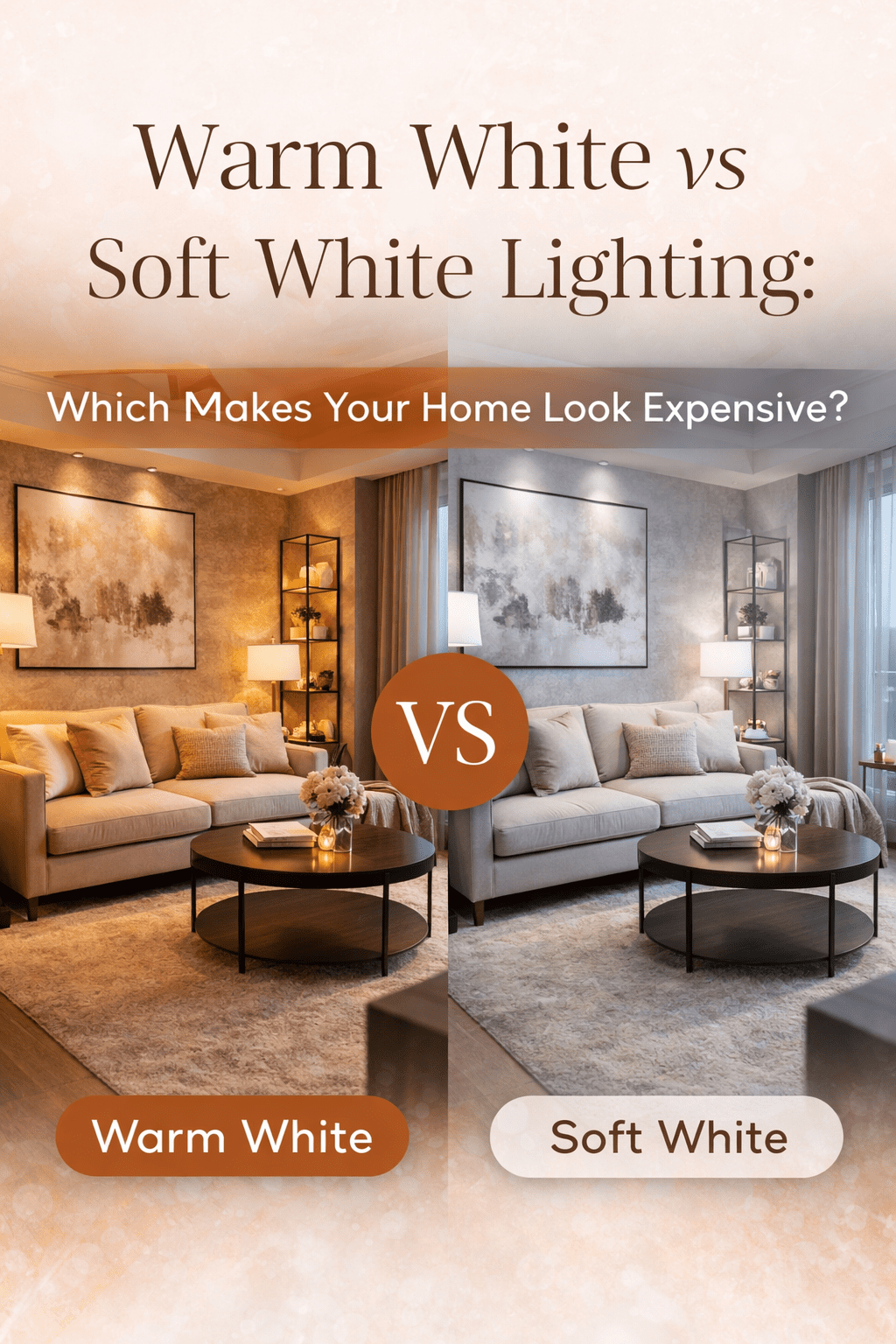 Warm White vs Soft White Lighting Which Makes Your Home Look Expensive (2026)