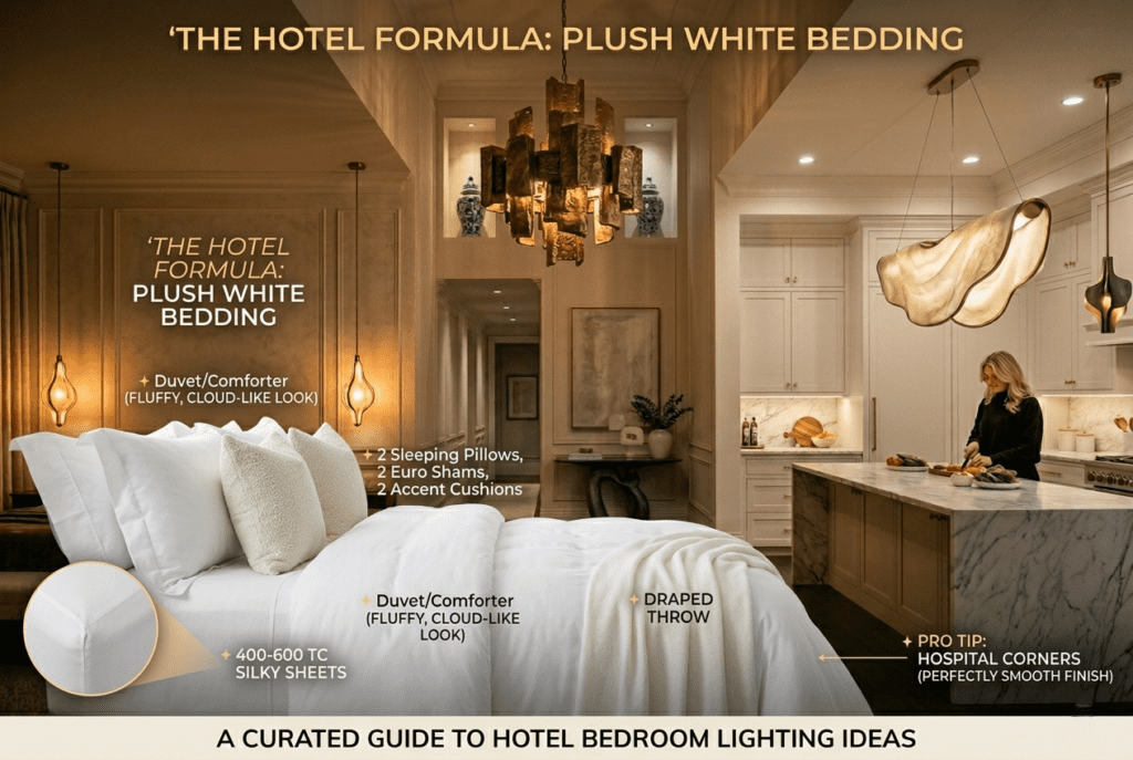 Start With White Bedding to Make Your Bedroom Feel Like a Hotel